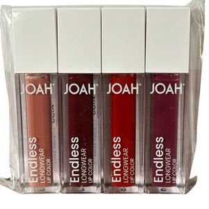 JOAH NIP Endless Longwear Lip Color -Set of 4- Chit Chat/Smoothing/Dessert/Tasty